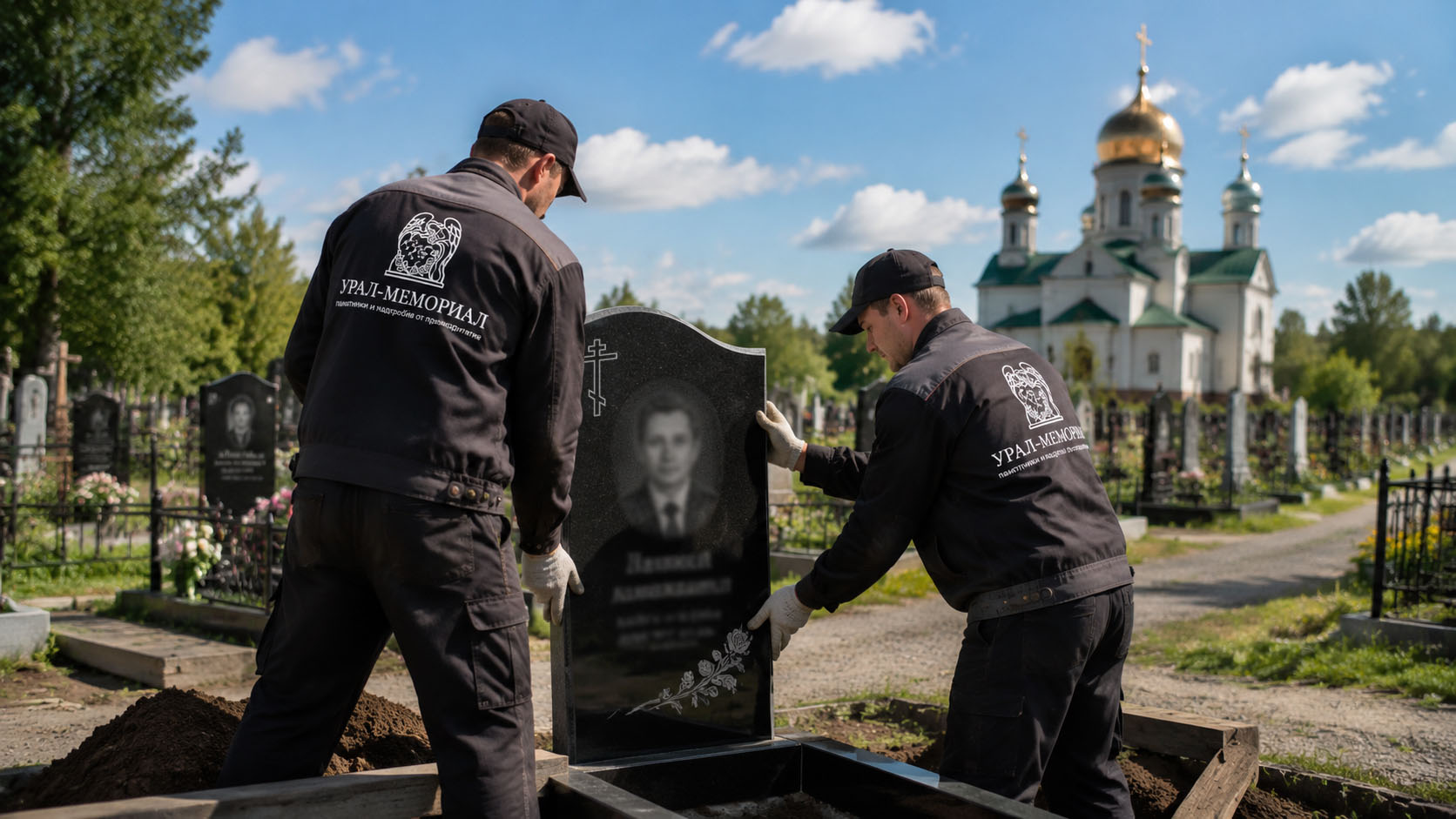 Установка памятников